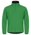 Heren Softshell Jas Clique Classic 0200910 appel groen